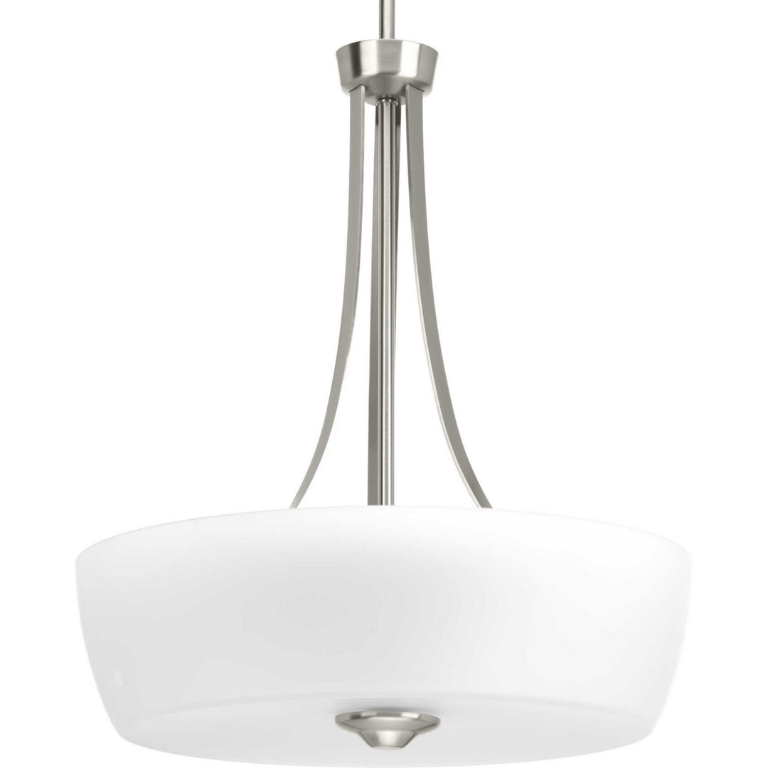 Progress Canada - P500030-009 - Three Light Inverted Pendant - Leap - Brushed Nickel