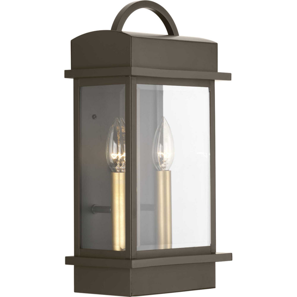 Progress Canada - P560002-020 - Two Light Wall Lantern - Santee - Antique Bronze