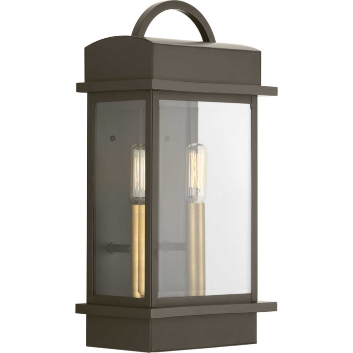 Progress Canada - P560002-020 - Two Light Wall Lantern - Santee - Antique Bronze