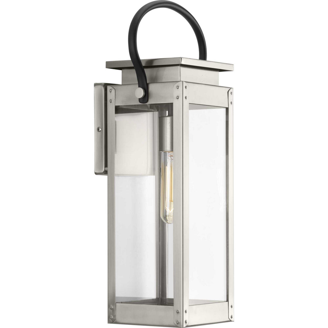 Union Square One Light Wall Lantern in Stainless Steel - available from The Lighting Shoppe, trusted by Canadian homeowners
