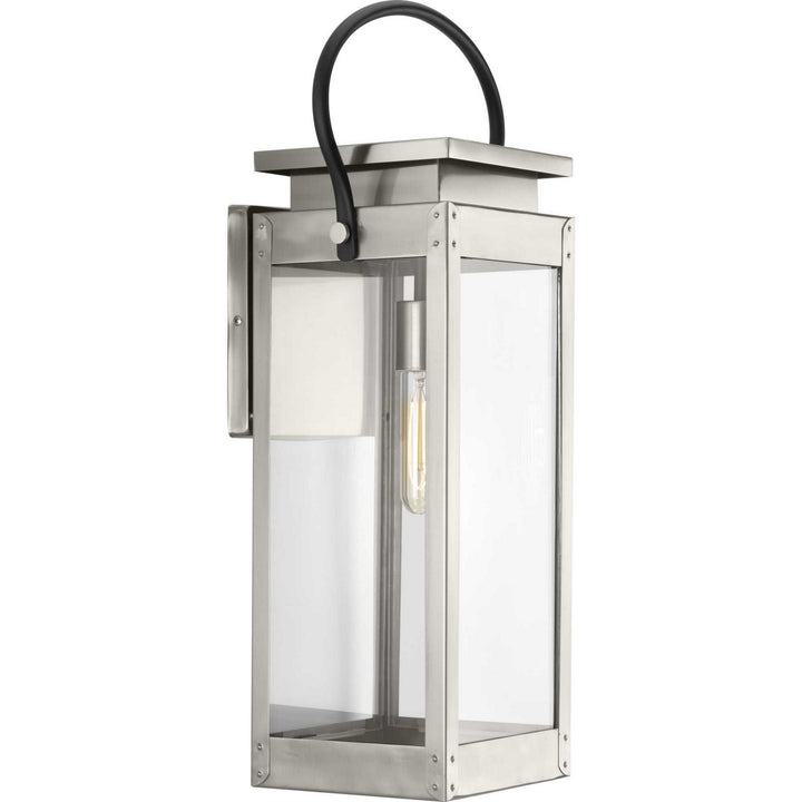 Union Square One Light Wall Lantern in Stainless Steel - available from The Lighting Shoppe, trusted by Canadian homeowners