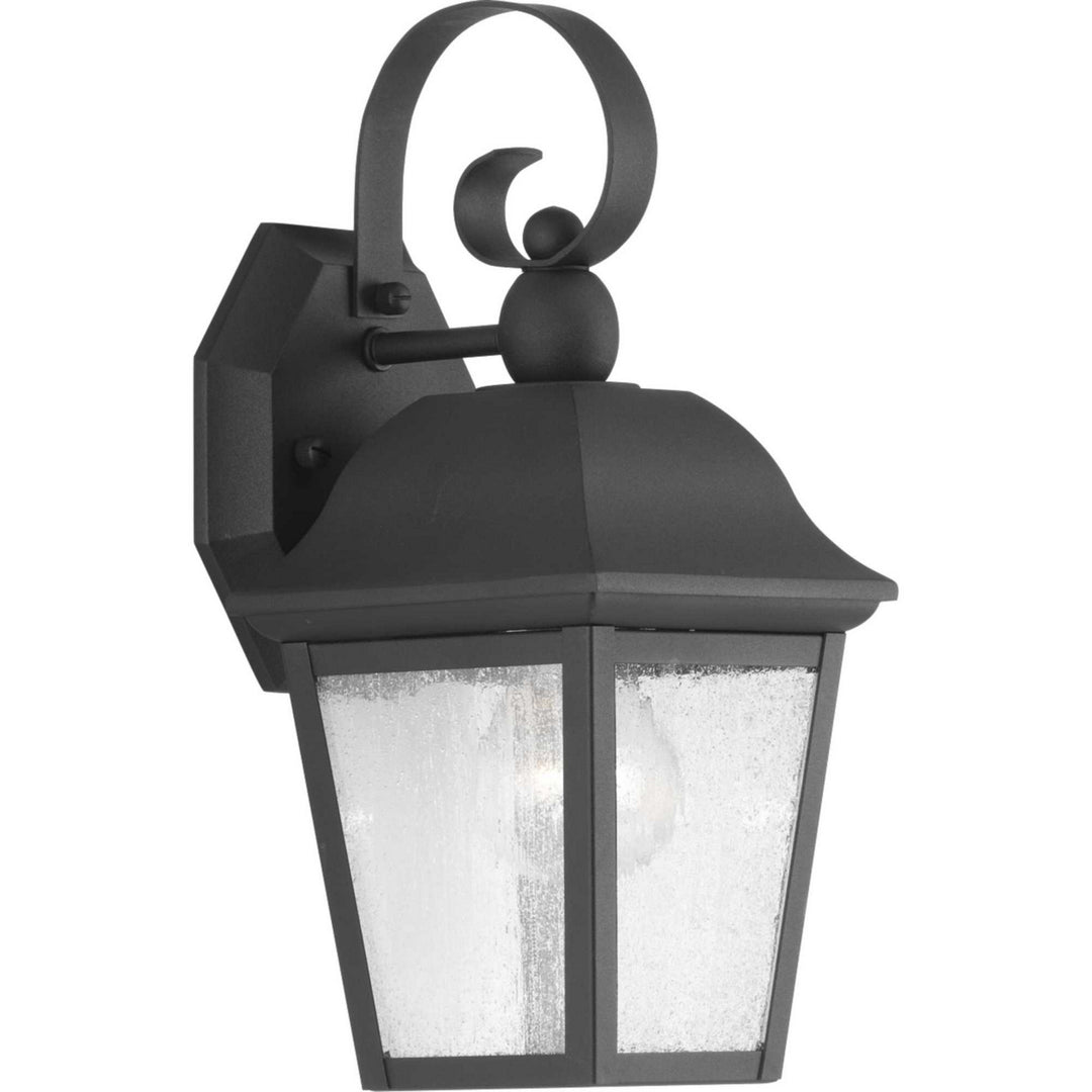 Kiawah One Light Wall Lantern in Black - available from The Lighting Shoppe, trusted by Canadian homeowners