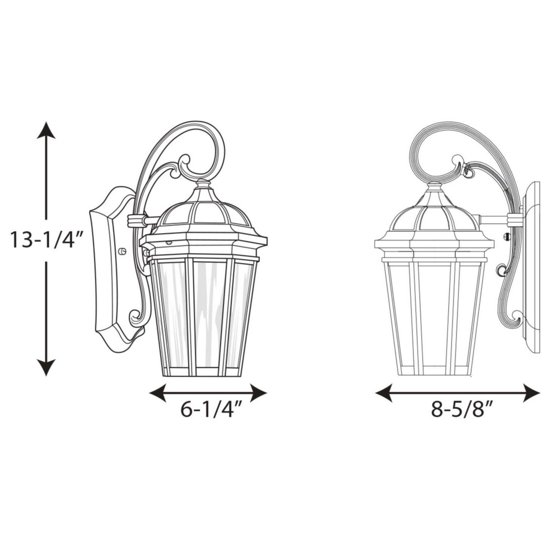 Progress Canada - P560014-020 - One Light Wall Lantern - Verdae - Antique Bronze