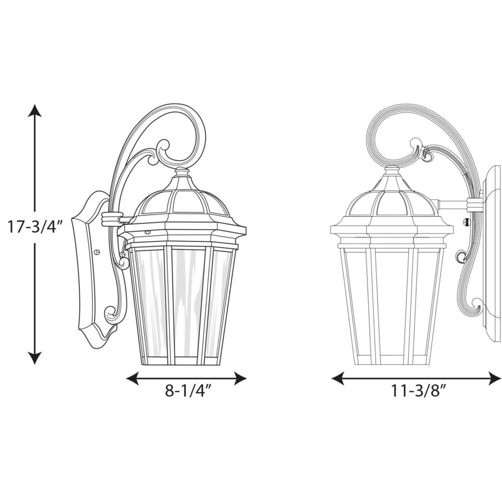 Progress Canada - P560015-031 - One Light Wall Lantern - Verdae - Black