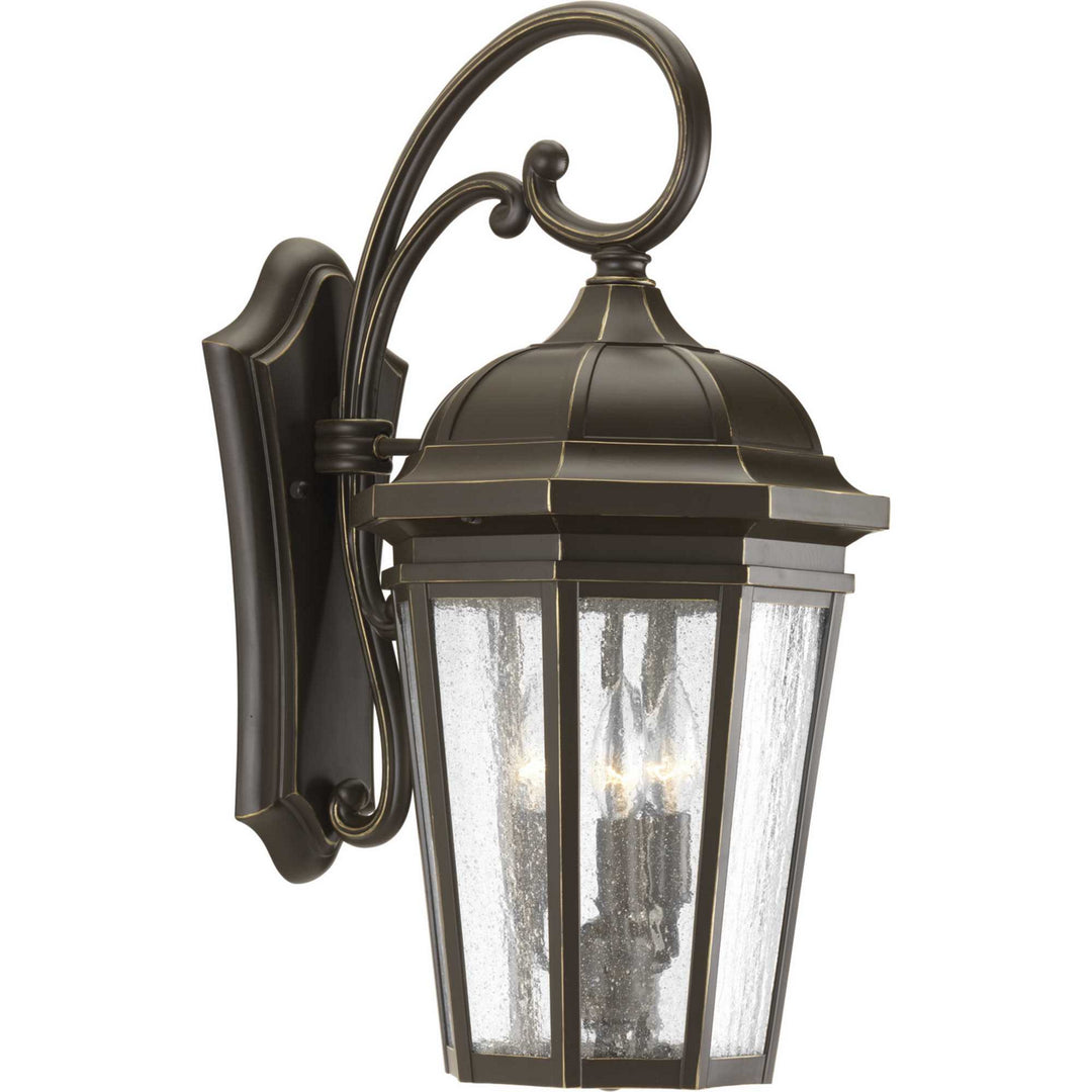 Verdae Three Light Large Wall Lantern in Antique Bronze - available from The Lighting Shoppe, trusted by Canadian homeowners