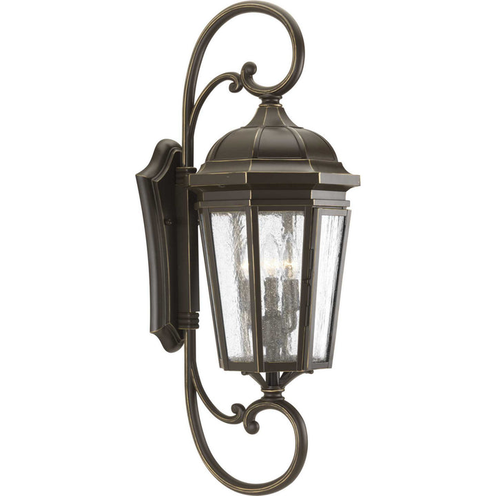 Verdae Three Light Large Wall Lantern in Antique Bronze - available from The Lighting Shoppe, trusted by Canadian homeowners