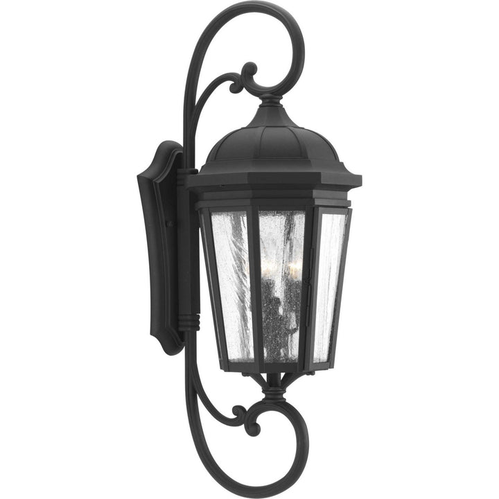 Verdae Three Light Large Wall Lantern in Black - available from The Lighting Shoppe, trusted by Canadian homeowners