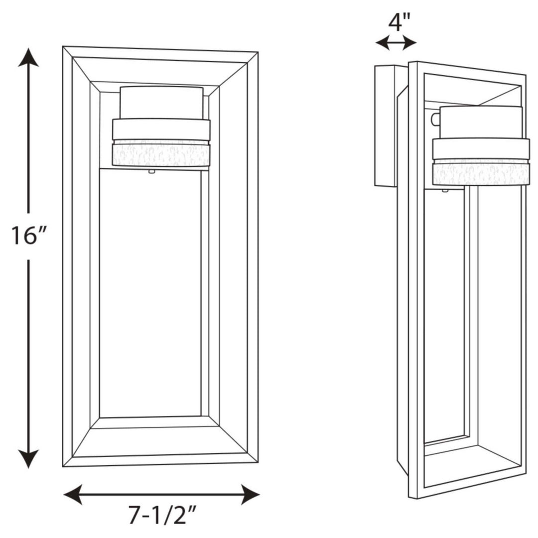 Progress Canada - P560029-129-30 - LED Wall Lantern - Z-1010 LED - Architectural Bronze