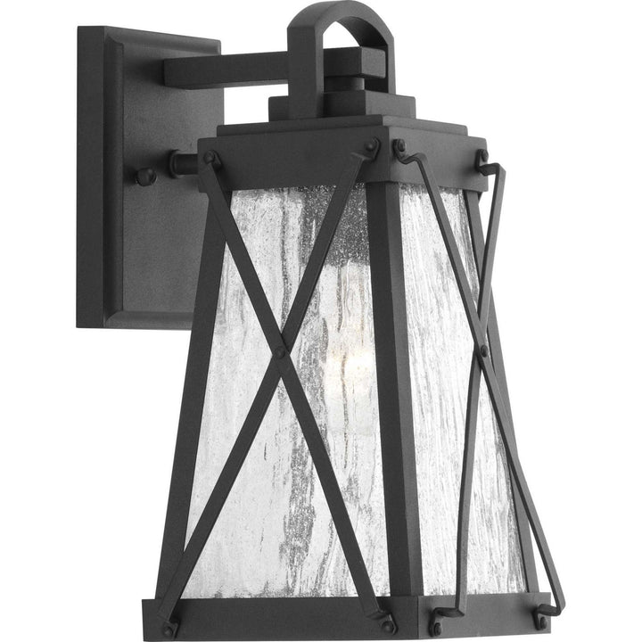 Creighton One Light Wall Lantern in Black - available from The Lighting Shoppe, trusted by Canadian homeowners