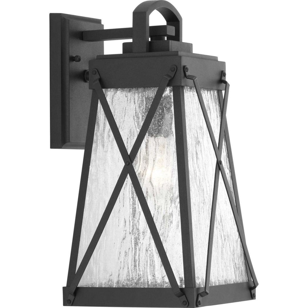 Creighton One Light Wall Lantern in Black - available from The Lighting Shoppe, trusted by Canadian homeowners