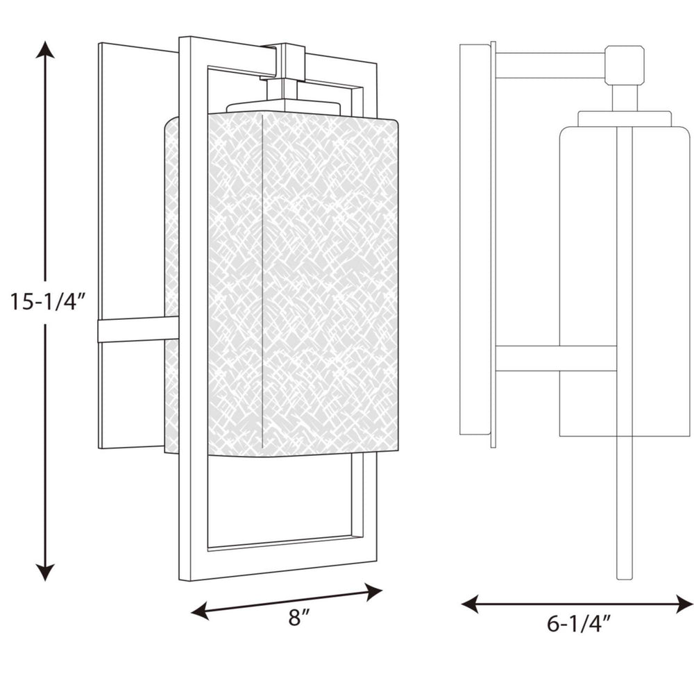 Progress Canada - P5949-31 - One Light Wall Lantern - Jack - Black