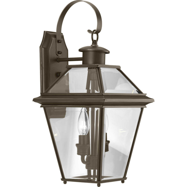 Burlington Two Light Wall Lantern in Antique Bronze - available from The Lighting Shoppe, trusted by Canadian homeowners