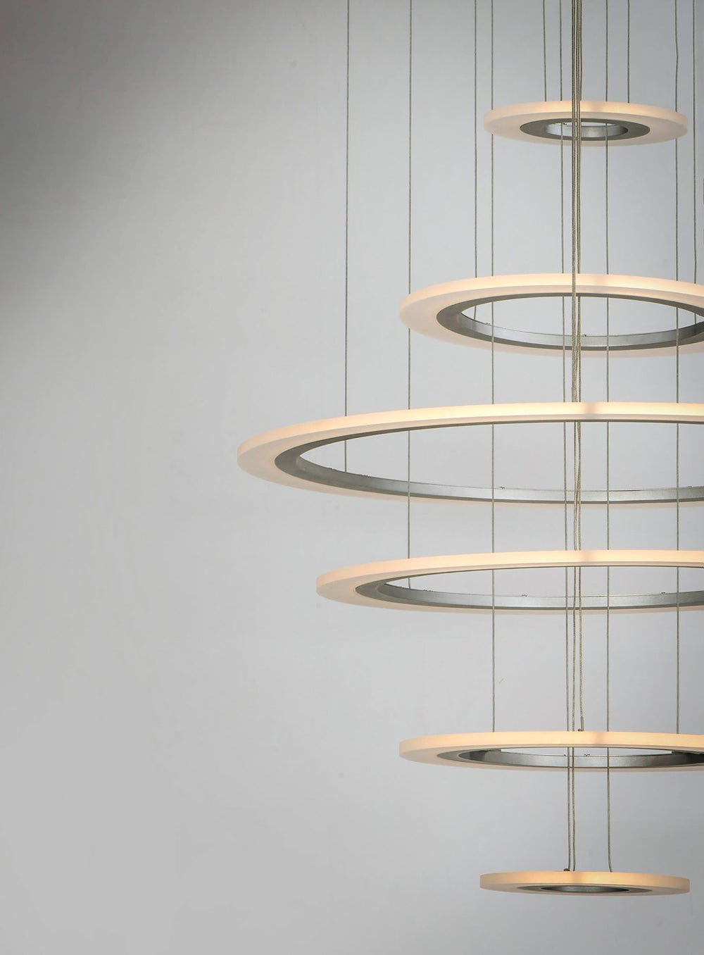 ET2 - E22664-11MS - LED Pendant - Saturn II LED - Matte Silver
