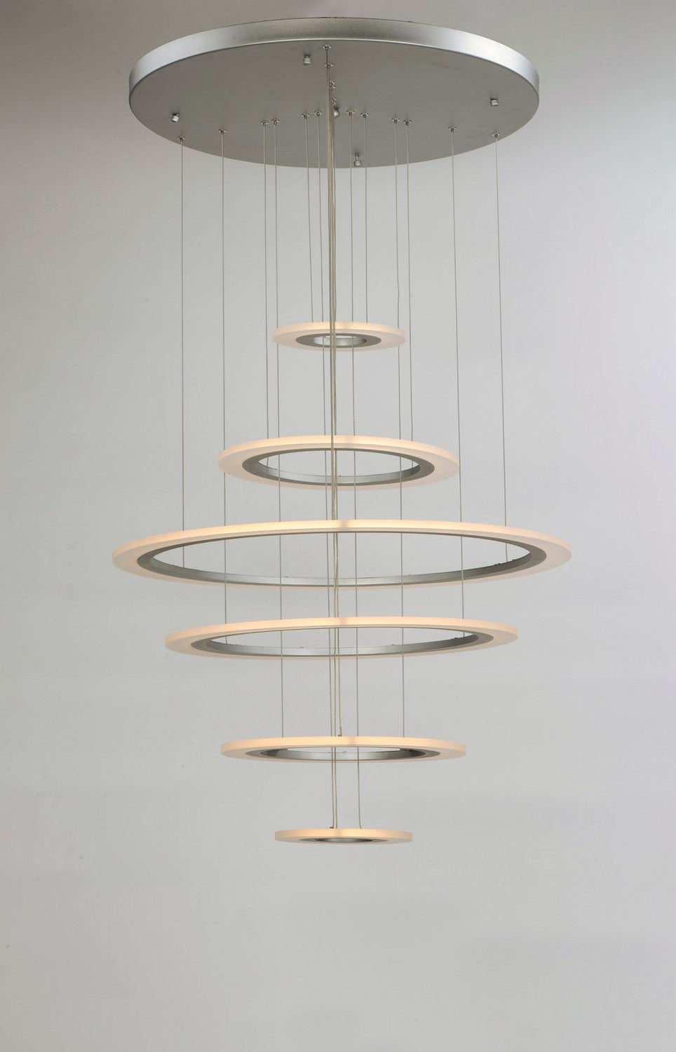 ET2 - E22664-11MS - LED Pendant - Saturn II LED - Matte Silver