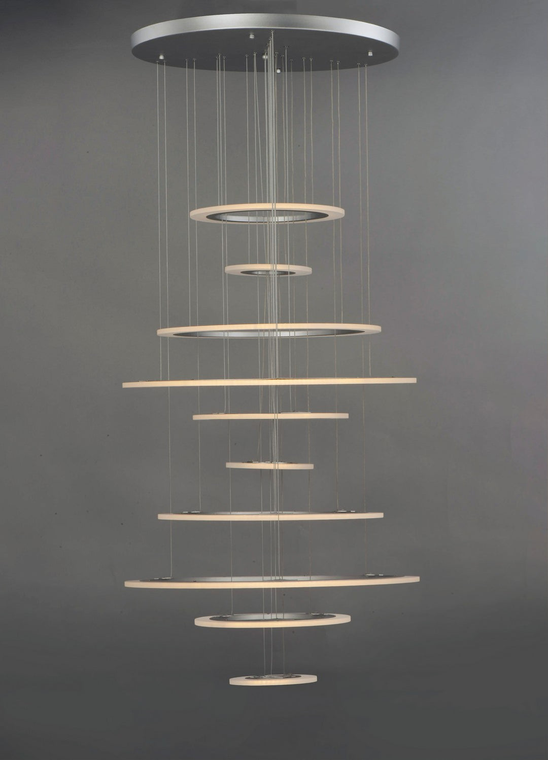 ET2 - E22665-11MS - LED Pendant - Saturn II LED - Matte Silver