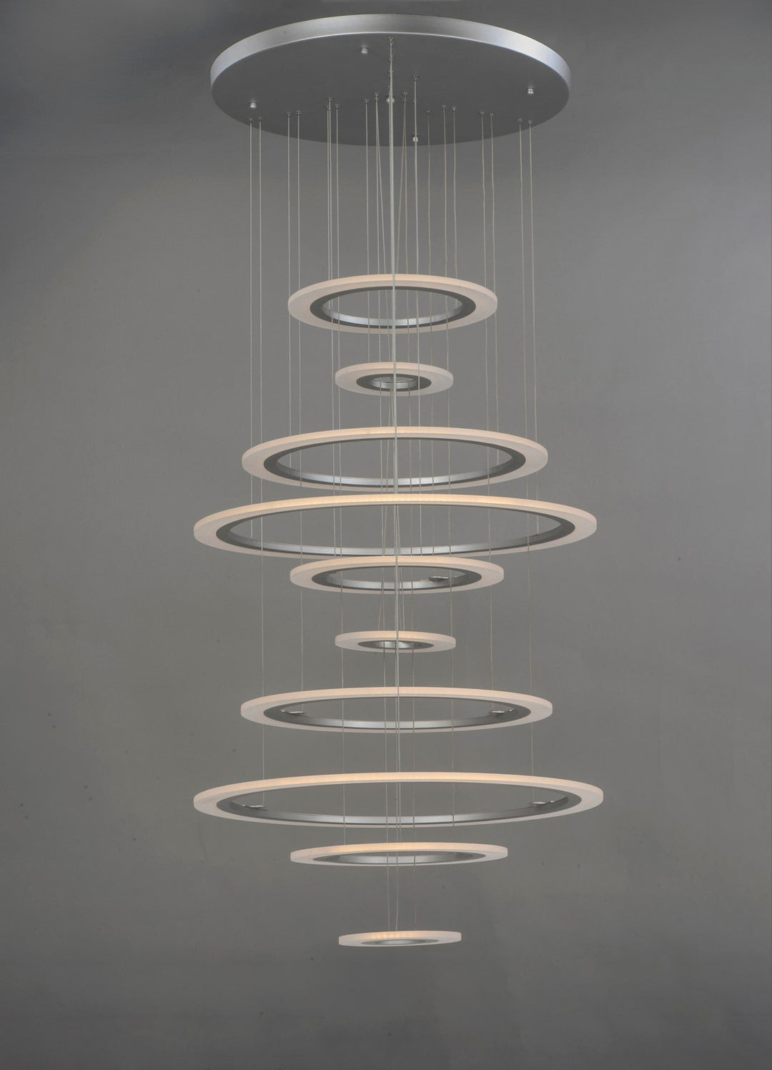ET2 - E22665-11MS - LED Pendant - Saturn II LED - Matte Silver