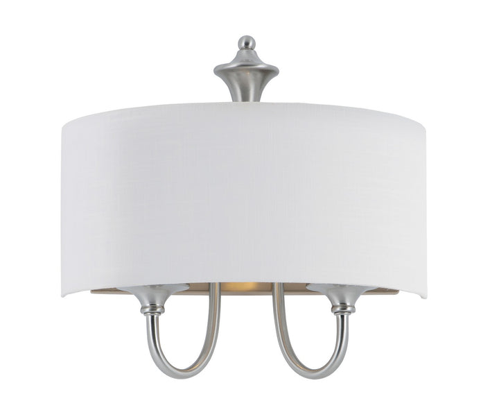 Maxim - 10012WLSN - One Light Wall Sconce - Bongo - Satin Nickel