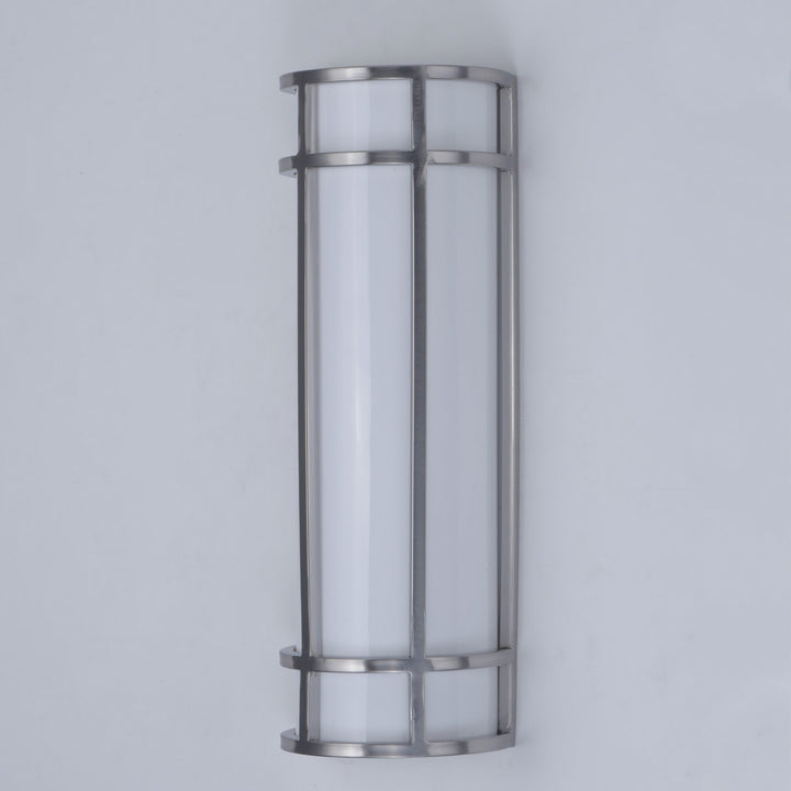 Maxim - 55573WTSN - LED Outdoor Wall Sconce - Moon Ray - Satin Nickel