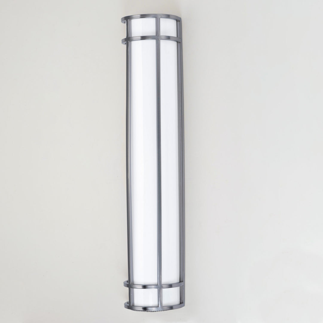 Maxim - 55577WTSN - LED Outdoor Wall Sconce - Moon Ray - Satin Nickel