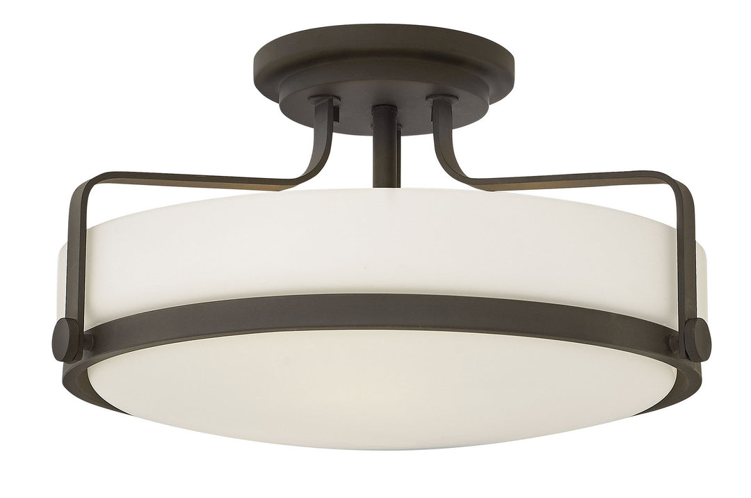 Harper LED Semi-Flush Mount in Oil Rubbed Bronze - available from The Lighting Shoppe, trusted by Canadian homeowners