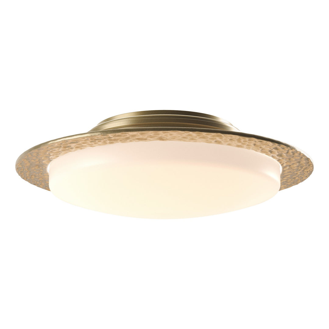 Oceanus Two Light Semi-Flush Mount in Soft Gold - available from The Lighting Shoppe, trusted by Canadian homeowners