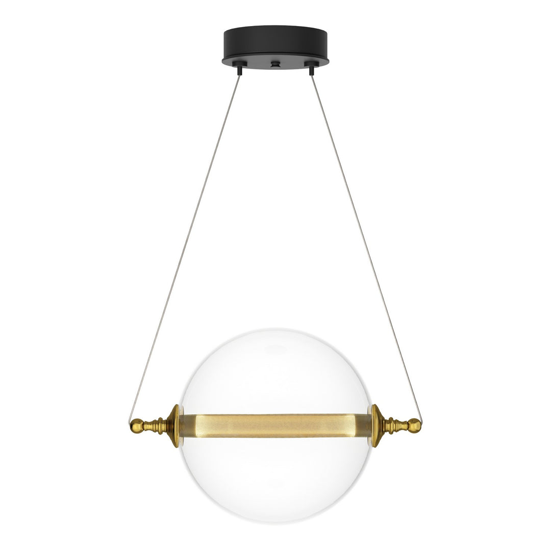 Hubbardton Forge Canada - 161305-SKT-STND-31-YT0517 - LED Pendant - Otto - Black with Brass Accents