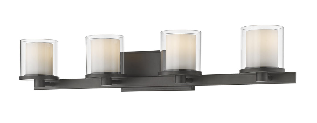 Schema LED Vanity in Bronze - available from The Lighting Shoppe, trusted by Canadian homeowners