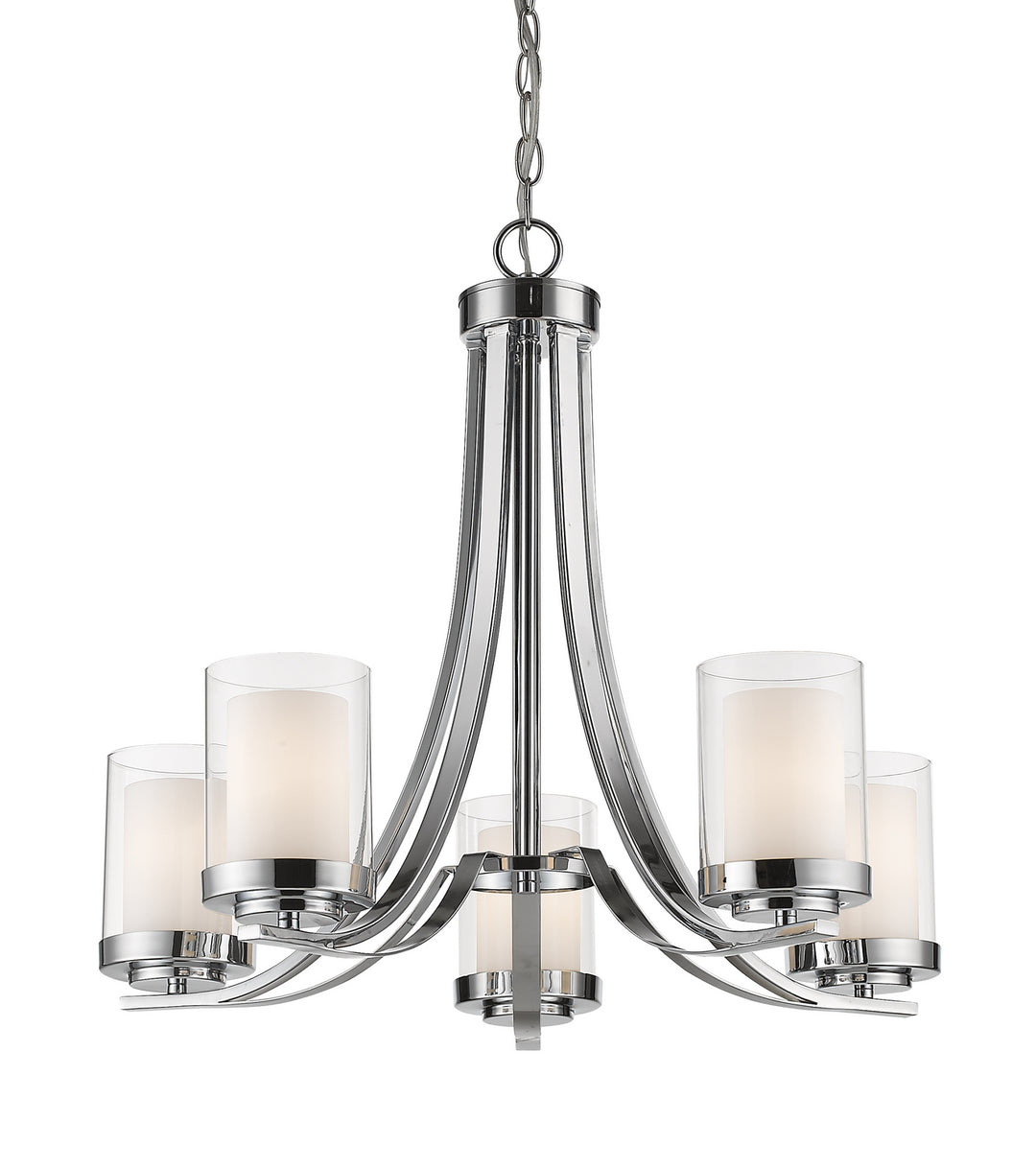Z-Lite Canada - 426-5-CH - Five Light Chandelier - Willow - Chrome