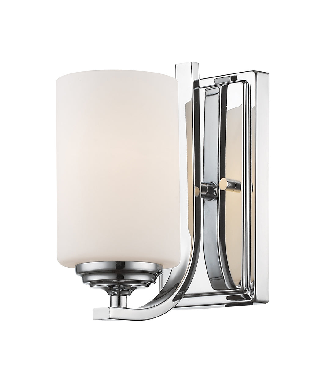 Bordeaux One Light Wall Sconce in Chrome - available from The Lighting Shoppe, trusted by Canadian homeowners