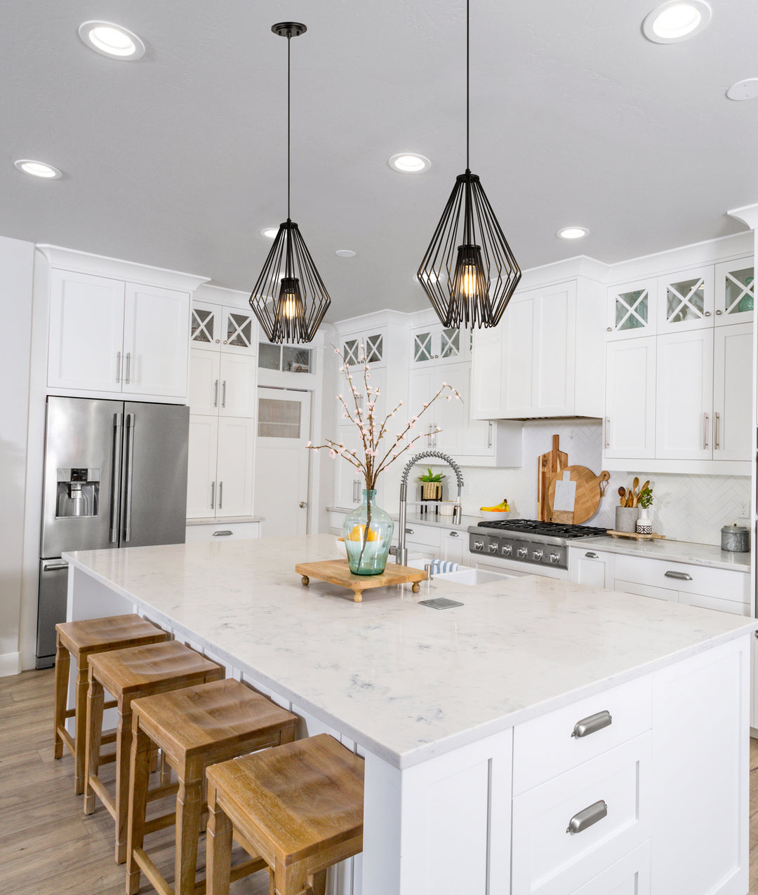 Z-Lite Canada - 442MP12-MB - One Light Pendant - Quintus - Matte Black