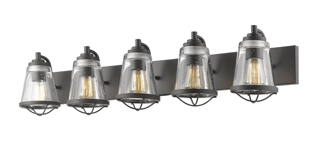 Z-Lite Canada - 444-5V-BRZ - Five Light Vanity - Mariner - Bronze