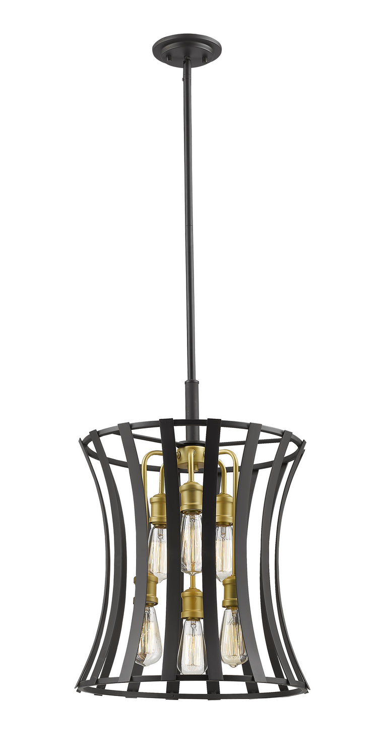 Z-Lite Canada - 446-18BZGD - Six Light Pendant - Geist - Bronze Gold