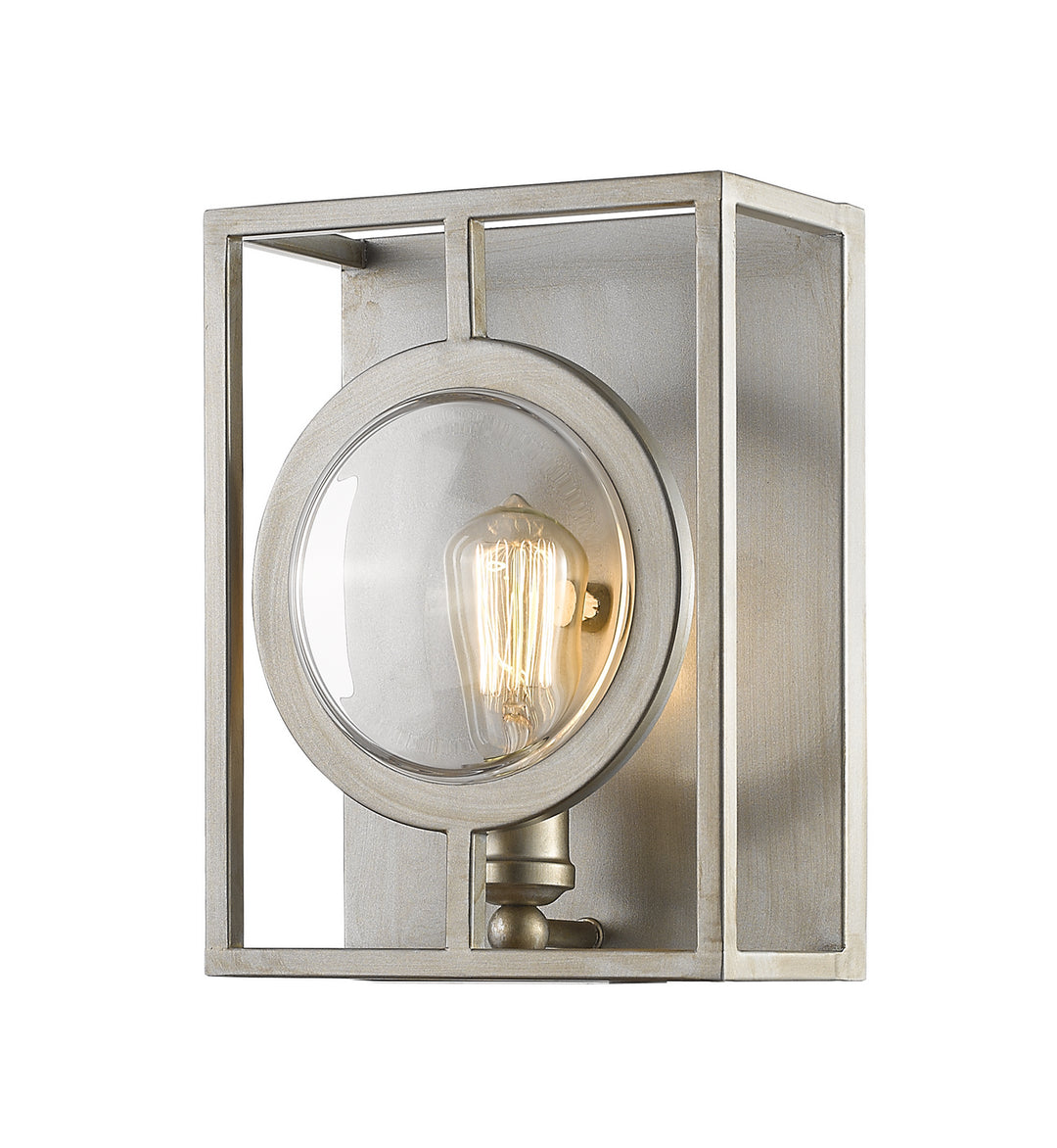 Port One Light Wall Sconce in Antique Silver - available from The Lighting Shoppe, trusted by Canadian homeowners