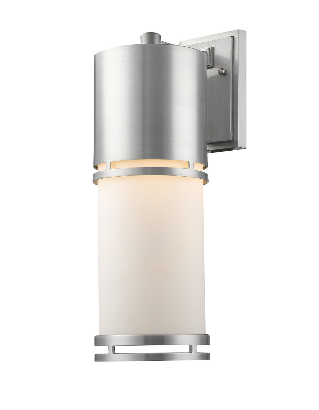 Luminata LED Outdoor Wall Mount in Brushed Aluminum - available from The Lighting Shoppe, trusted by Canadian homeowners