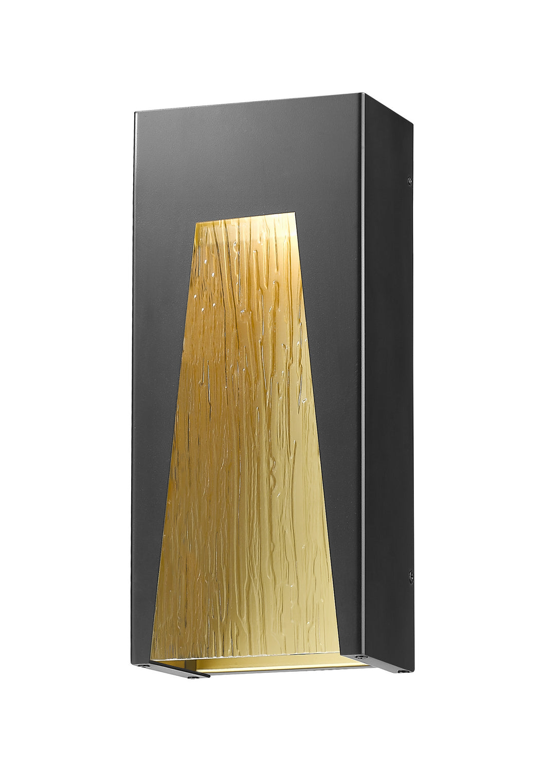 Millenial LED Outdoor Wall Mount in Black Gold - available from The Lighting Shoppe, trusted by Canadian homeowners