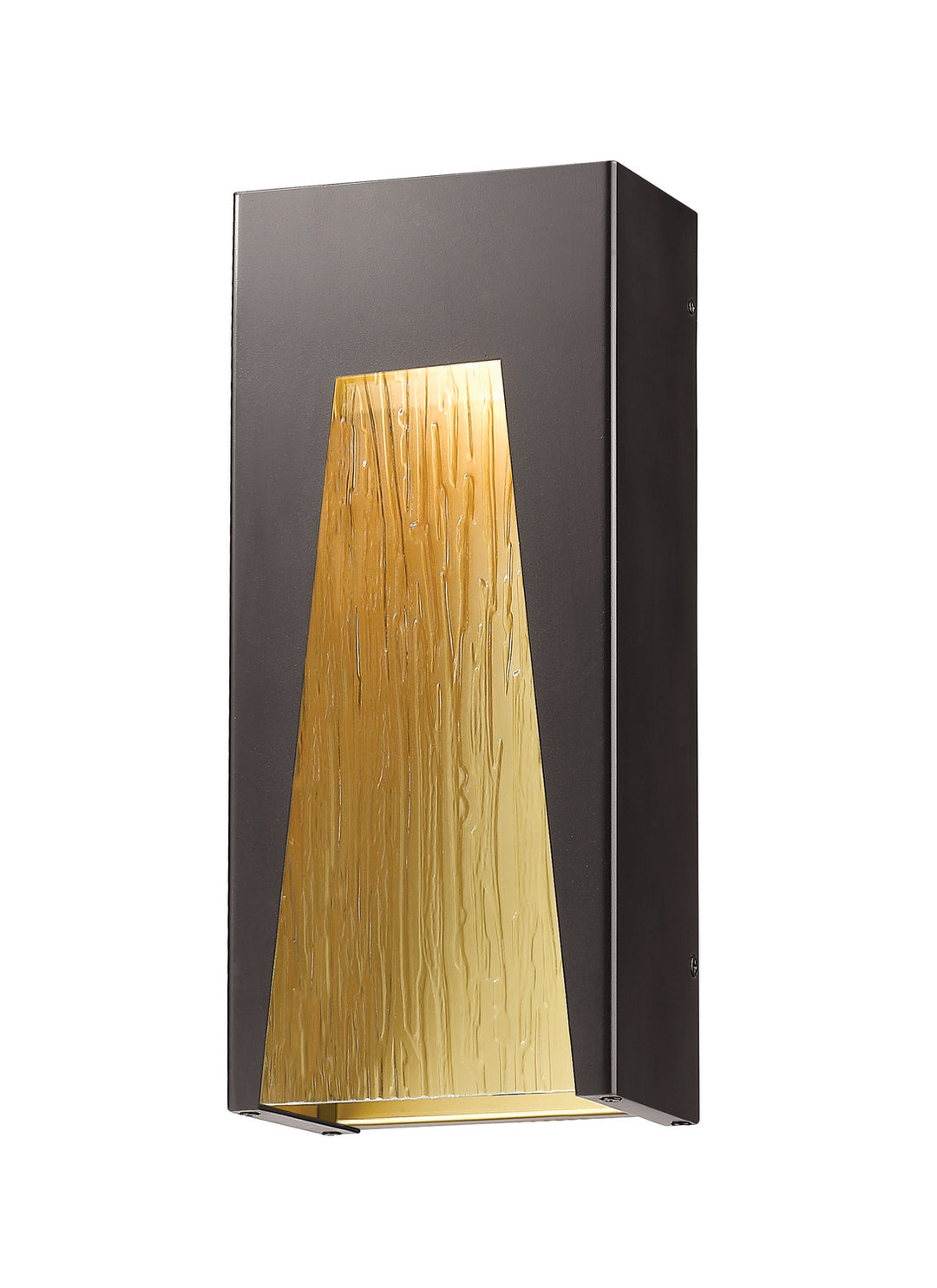 Millenial LED Outdoor Wall Mount in Bronze Gold - available from The Lighting Shoppe, trusted by Canadian homeowners