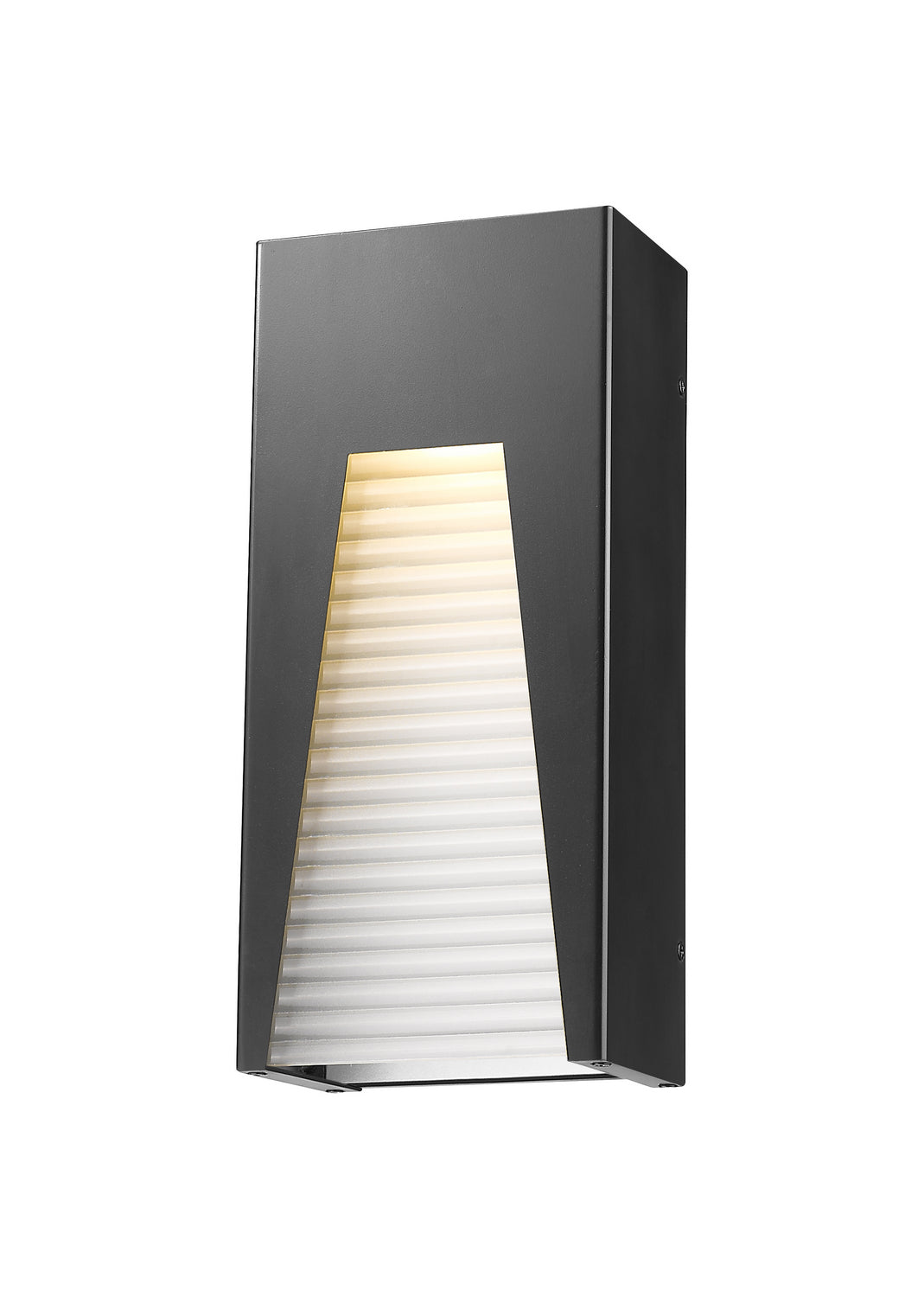Millenial LED Outdoor Wall Mount in Black Silver - available from The Lighting Shoppe, trusted by Canadian homeowners