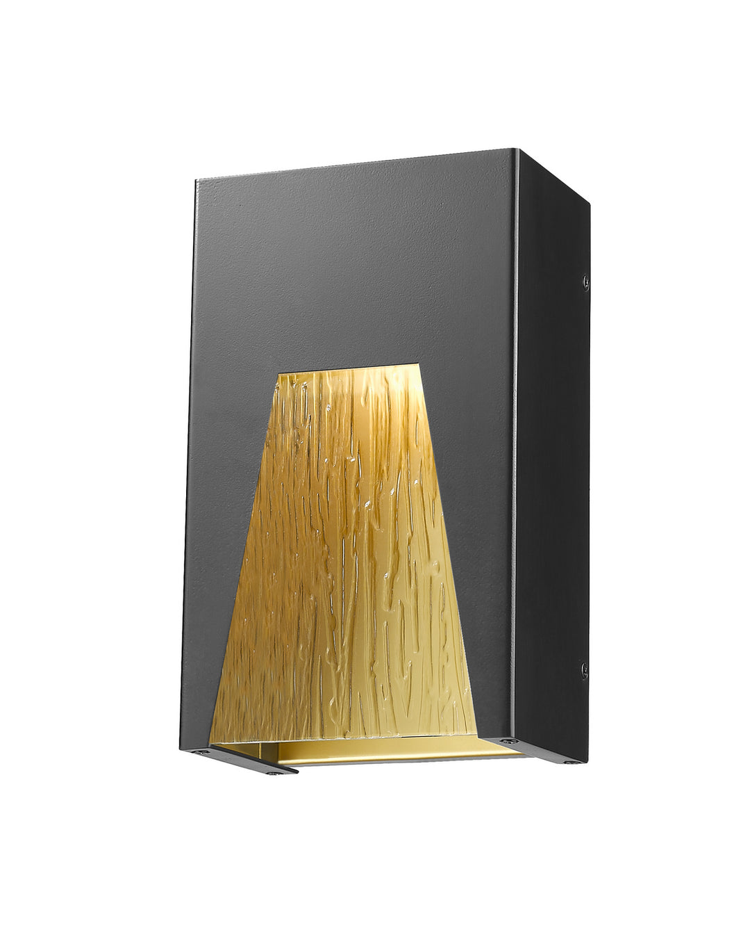 Millenial LED Outdoor Wall Mount in Black Gold - available from The Lighting Shoppe, trusted by Canadian homeowners