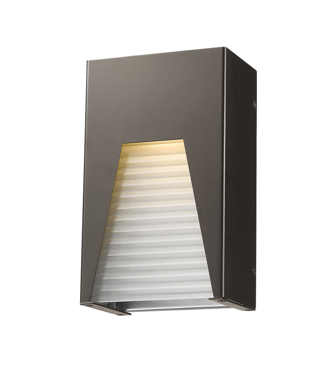 Millenial LED Outdoor Wall Mount in Bronze Silver - available from The Lighting Shoppe, trusted by Canadian homeowners