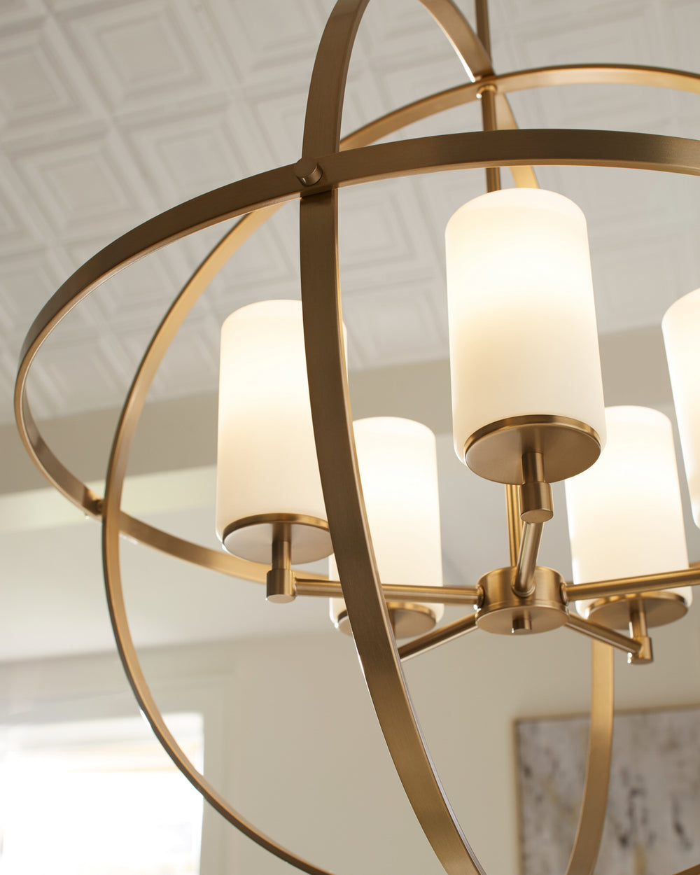 Generation Lighting Canada - 3124605-848 - Five Light Chandelier - Alturas - Satin Brass