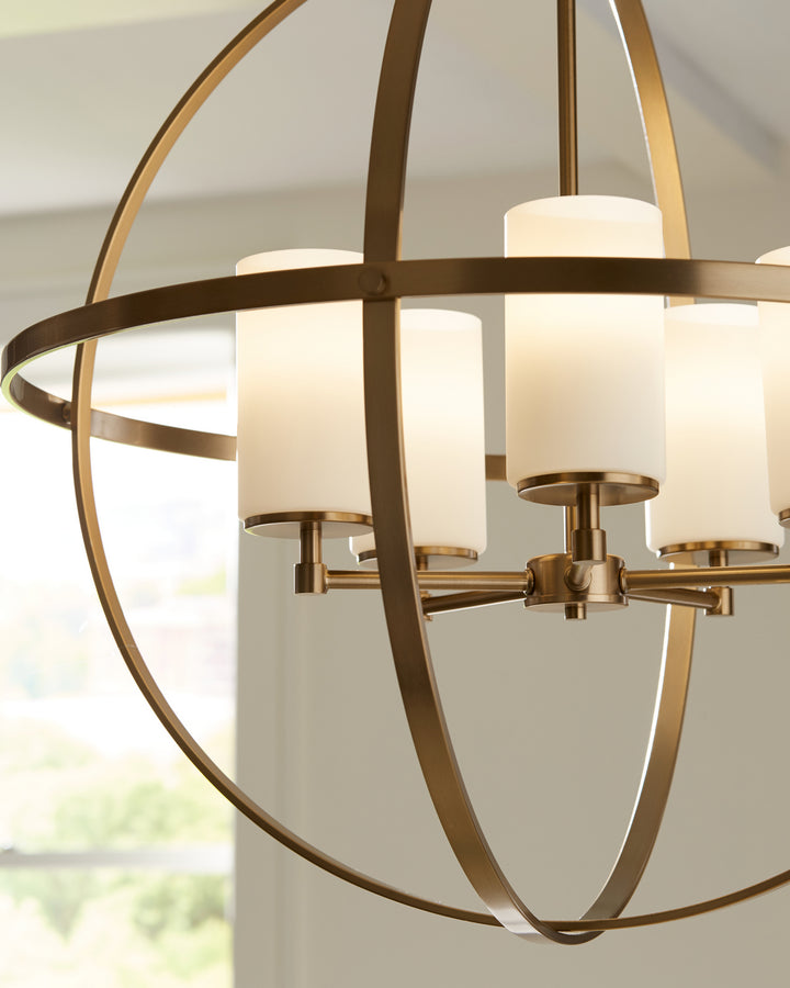 Generation Lighting Canada - 3124605-848 - Five Light Chandelier - Alturas - Satin Brass