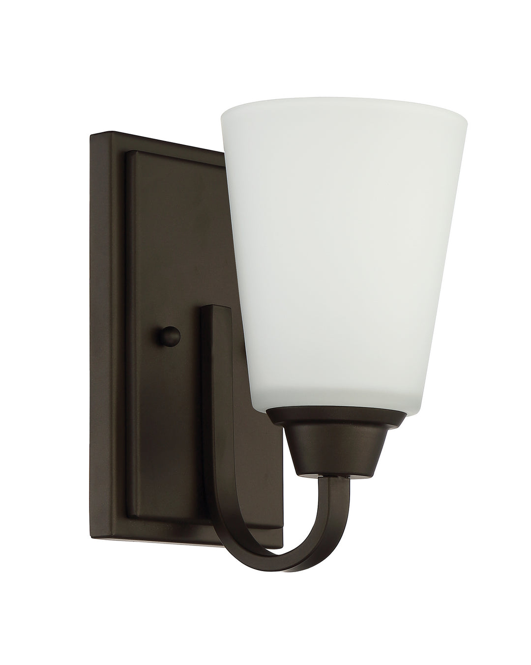 Grace One Light Wall Sconce in Espresso - available from The Lighting Shoppe, trusted by Canadian homeowners