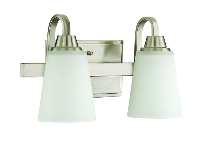 Craftmade Canada - 41902-BNK - Two Light Vanity - Grace - Brushed Polished Nickel