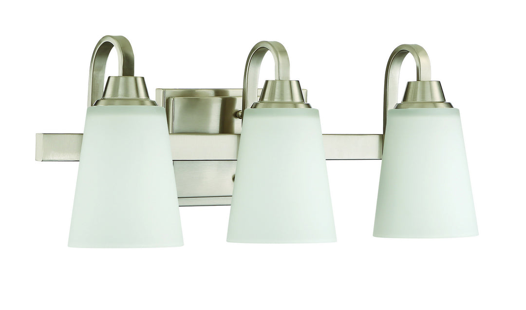 Craftmade Canada - 41903-BNK - Three Light Vanity - Grace - Brushed Polished Nickel