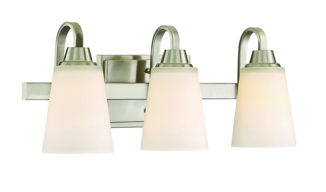 Craftmade Canada - 41903-BNK - Three Light Vanity - Grace - Brushed Polished Nickel
