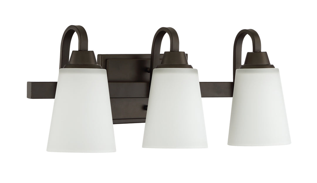Grace Three Light Vanity in Espresso - available from The Lighting Shoppe, trusted by Canadian homeowners
