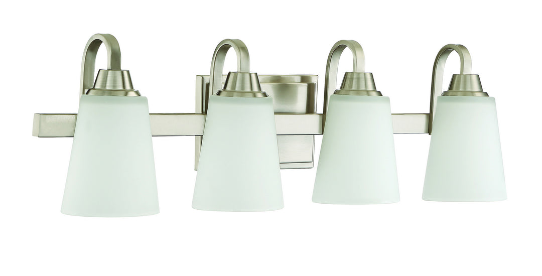 Craftmade Canada - 41904-BNK - Four Light Vanity - Grace - Brushed Polished Nickel