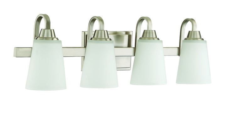 Craftmade Canada - 41904-BNK - Four Light Vanity - Grace - Brushed Polished Nickel