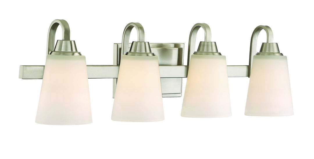 Craftmade Canada - 41904-BNK - Four Light Vanity - Grace - Brushed Polished Nickel