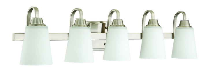 Craftmade Canada - 41905-BNK - Five Light Vanity - Grace - Brushed Polished Nickel